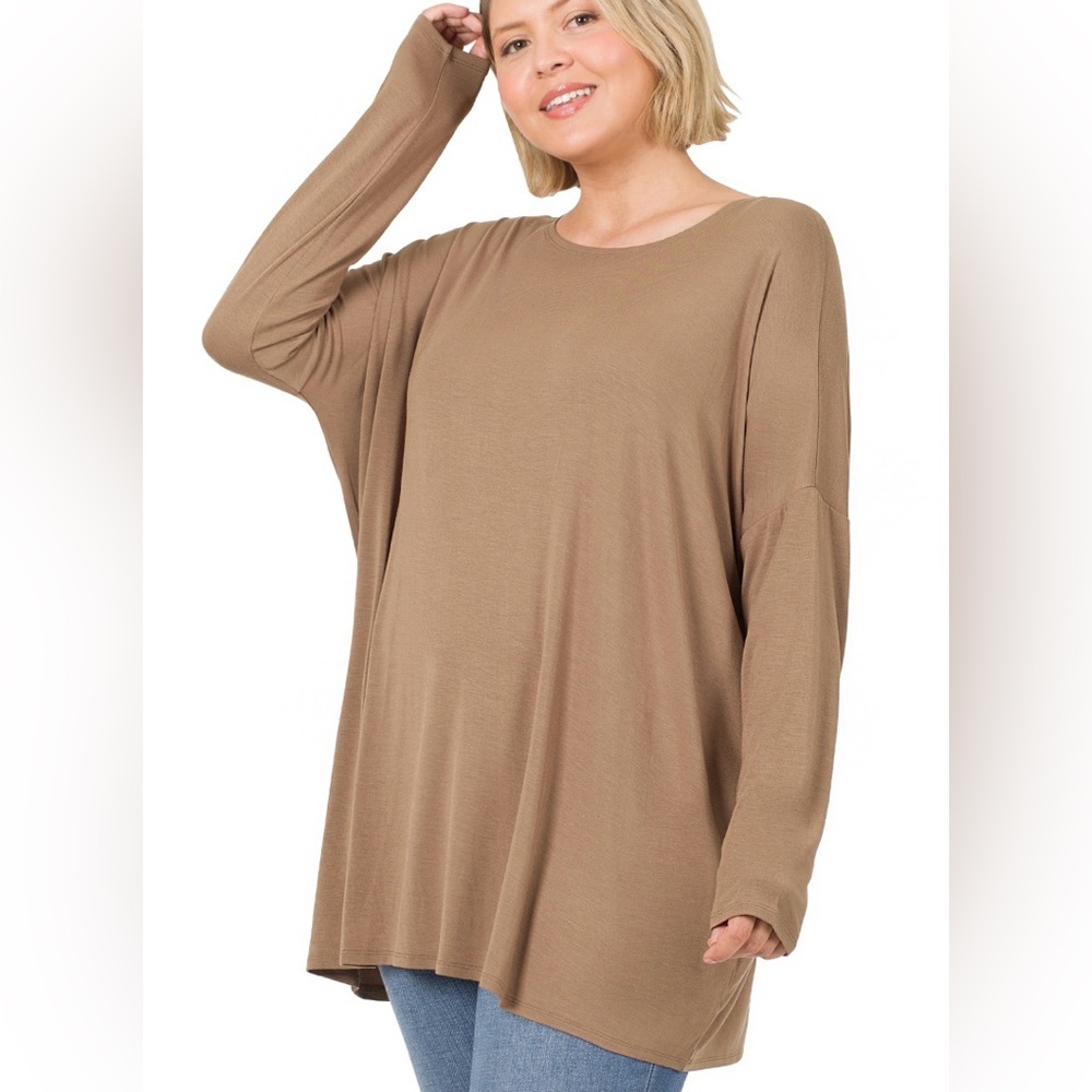 🎉 JUST ARRIVED 🎉 Boutique Top in Mocha